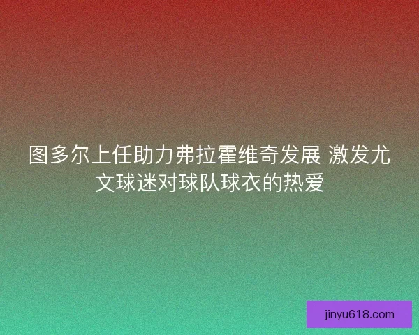 图多尔上任助力弗拉霍维奇发展 激发尤文球迷对球队球衣的热爱